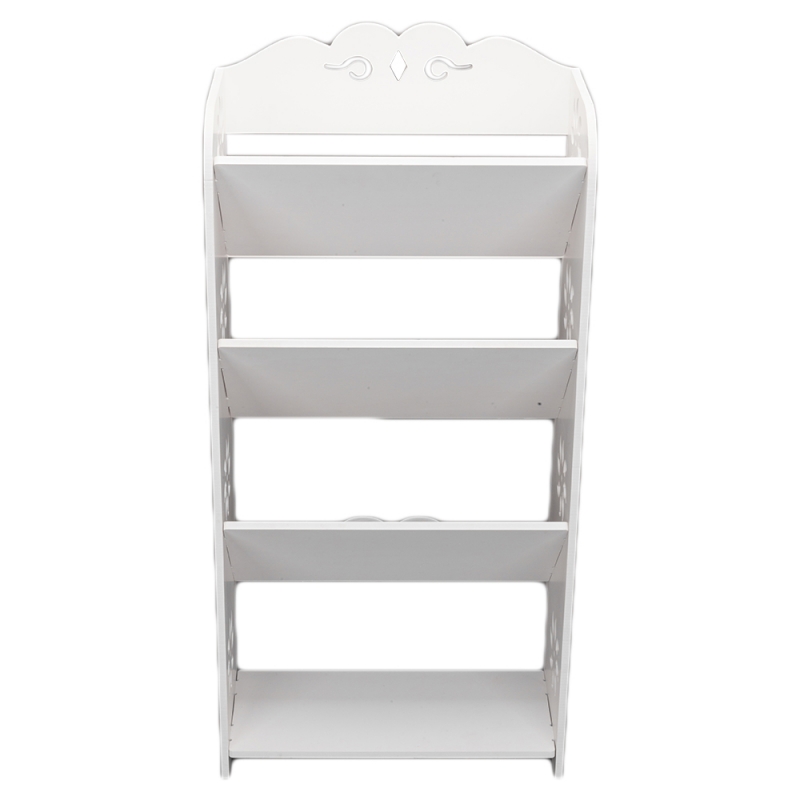 SalonMore 4 Tiers Shoe Storage Rack Shelf Shoe Space Saving Organizer White salonmore
