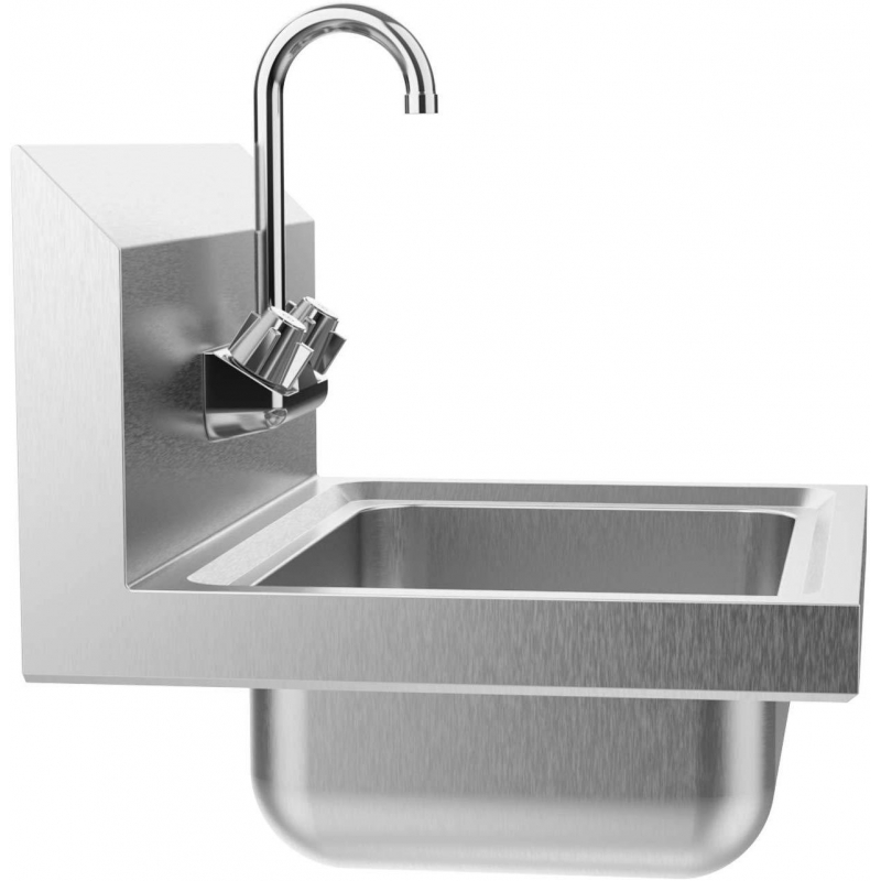 SalonMore Stainless Steel Hand Sink, Commercial Wall Mount Hand Basin