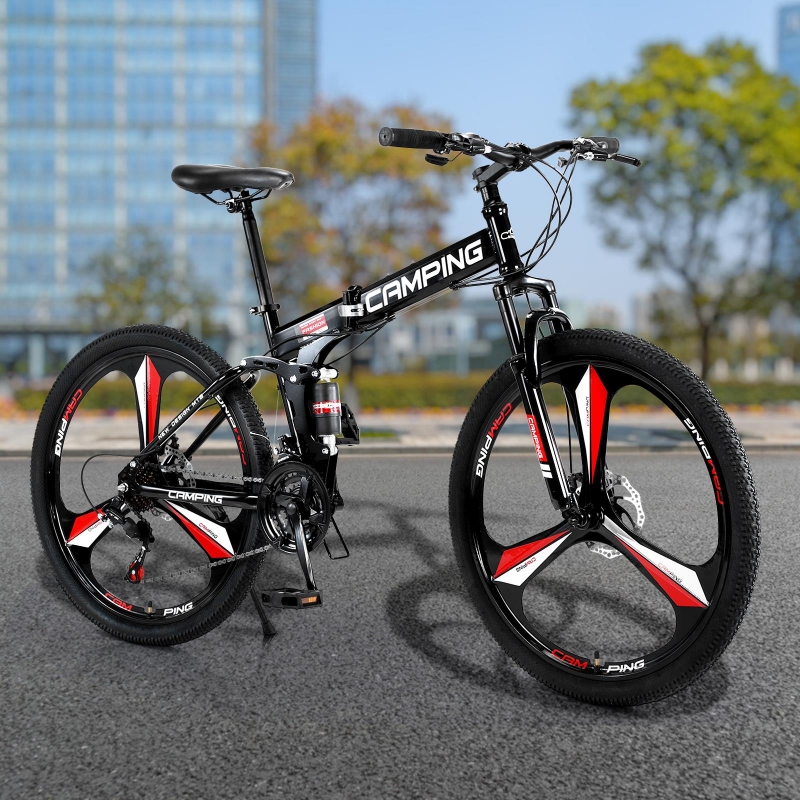 Campingsurvivals 21Speed Light Weight Folding Mountain Bike, with 26